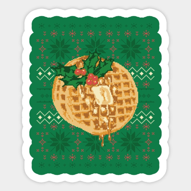 Jolly Waffles Sticker by Hillary White Rabbit